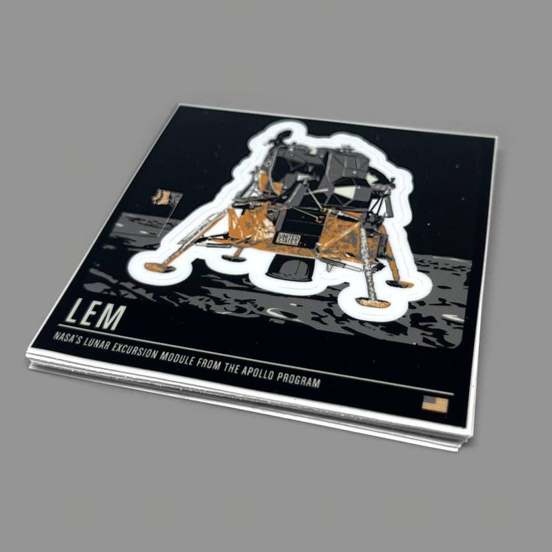 Lem Sticker Aus Der The Giant Leaps in Space Serie von chopshopstore