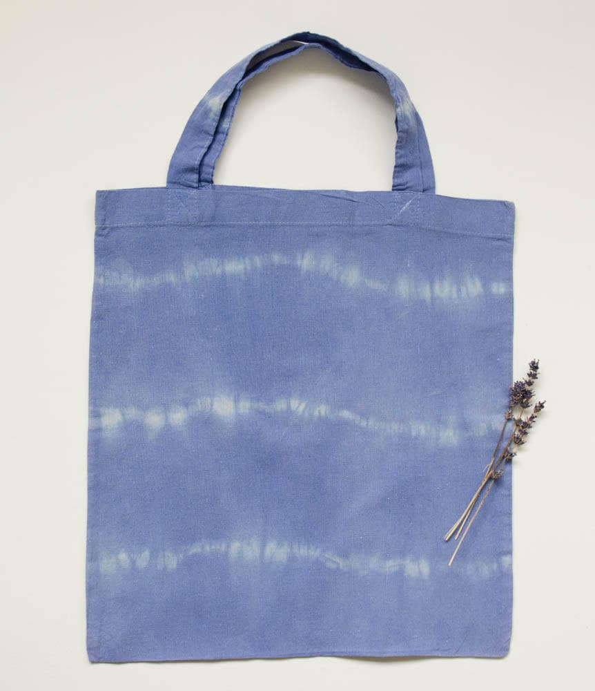 Batik Baumwolltasche Mit Streifen Batik Baumwolltasche Mit Streifen von chrigesart