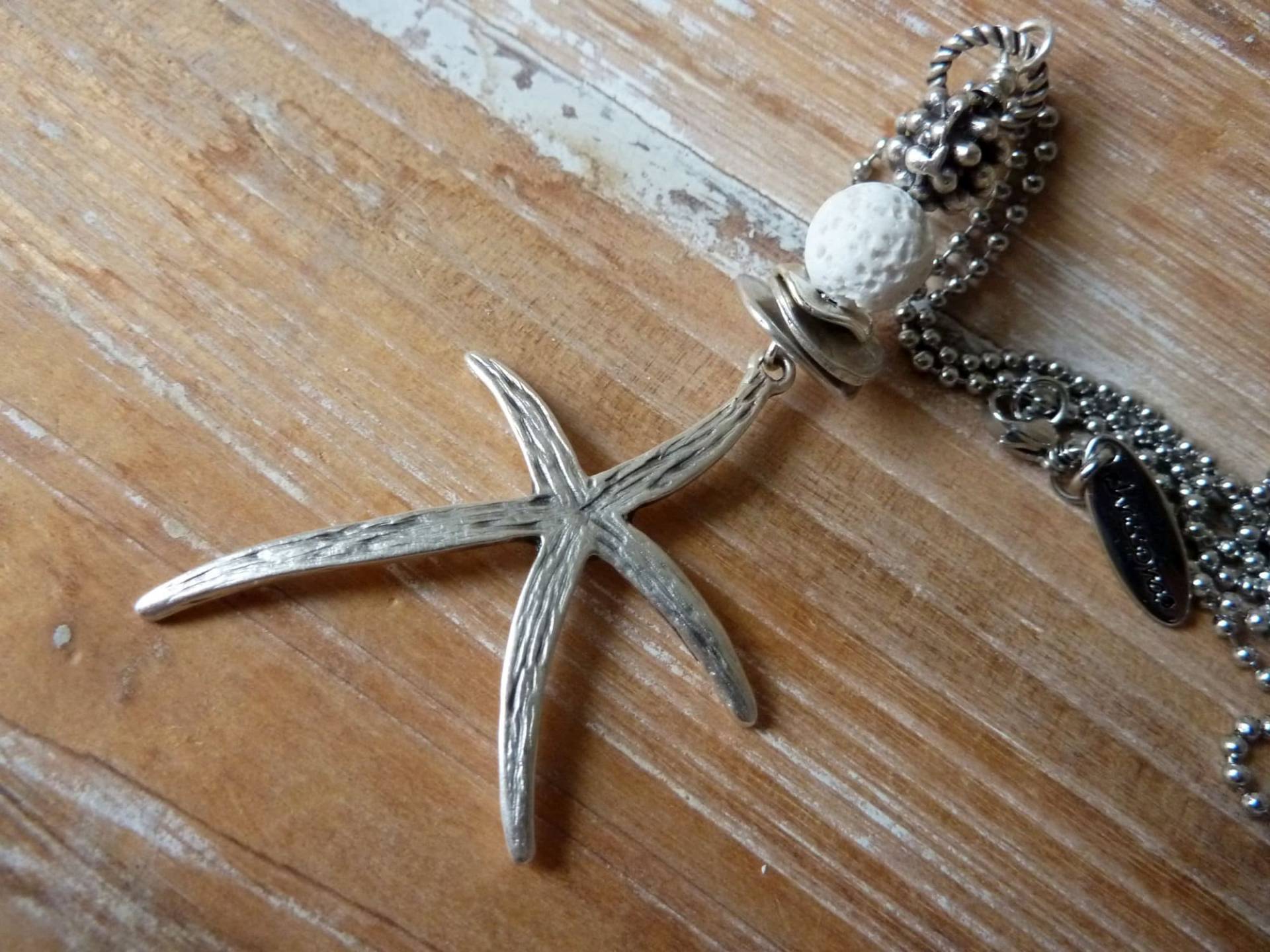 Kette Seestern Lava Weiß Chrissona® von chrissona