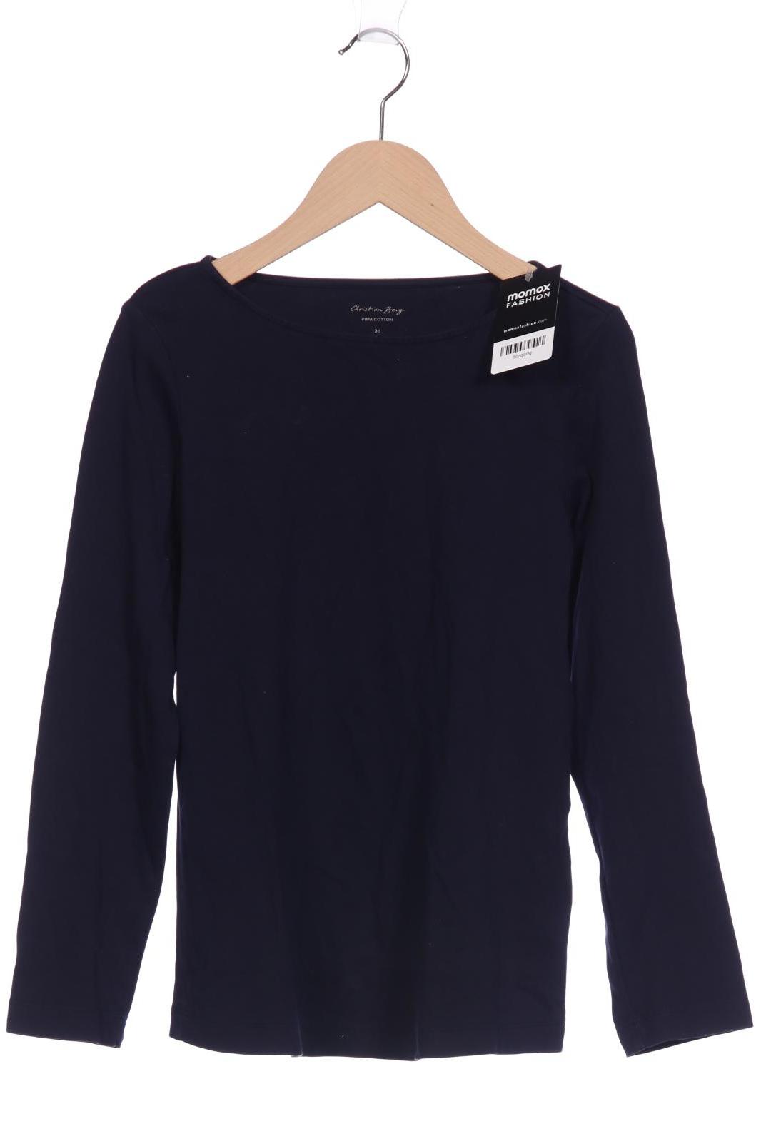 Christian Berg Damen Langarmshirt, marineblau von christian berg