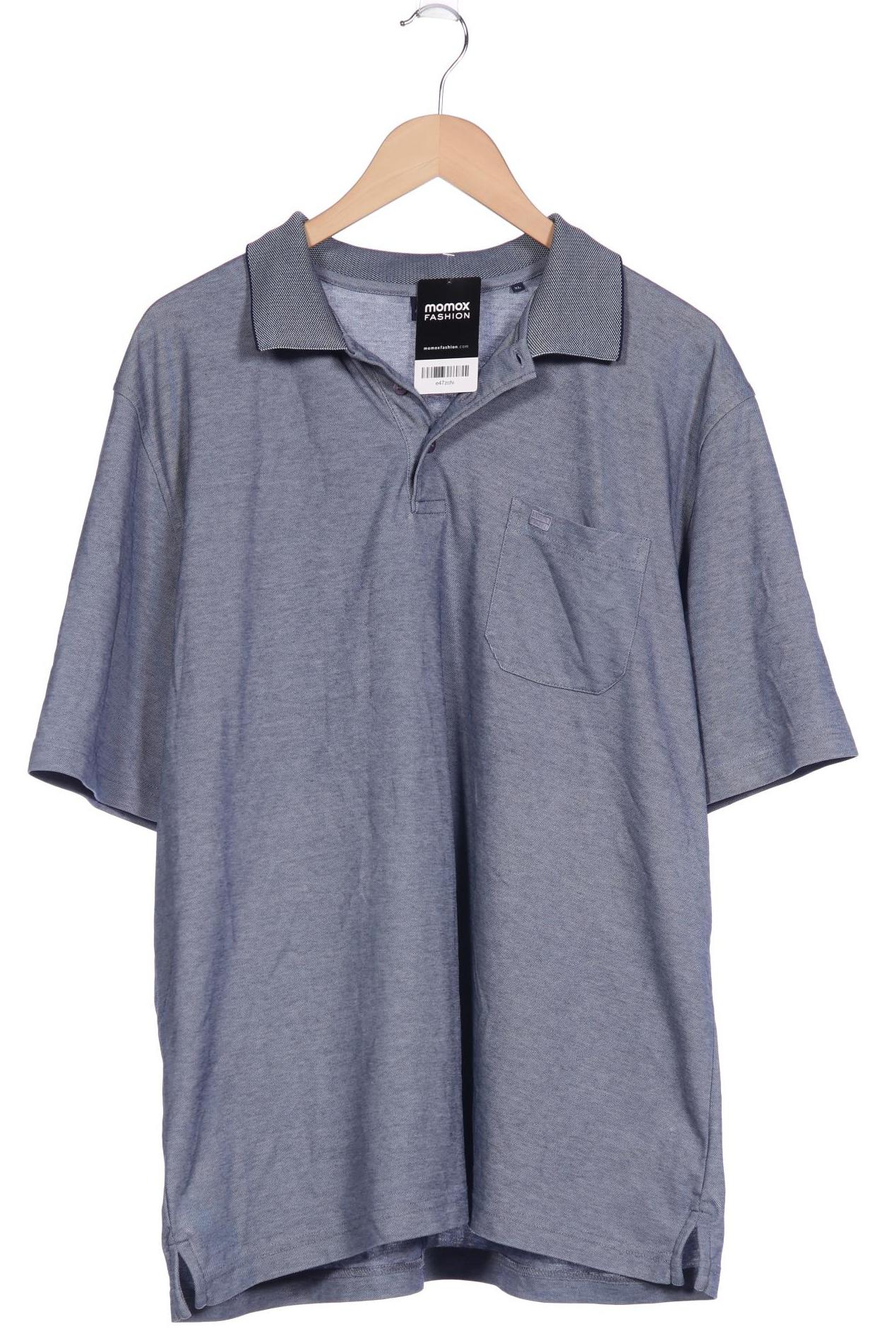 Christian Berg Herren Poloshirt, blau von christian berg