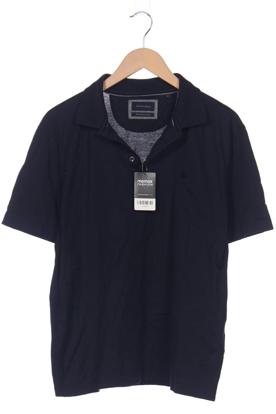 Christian Berg Herren Poloshirt, marineblau von christian berg