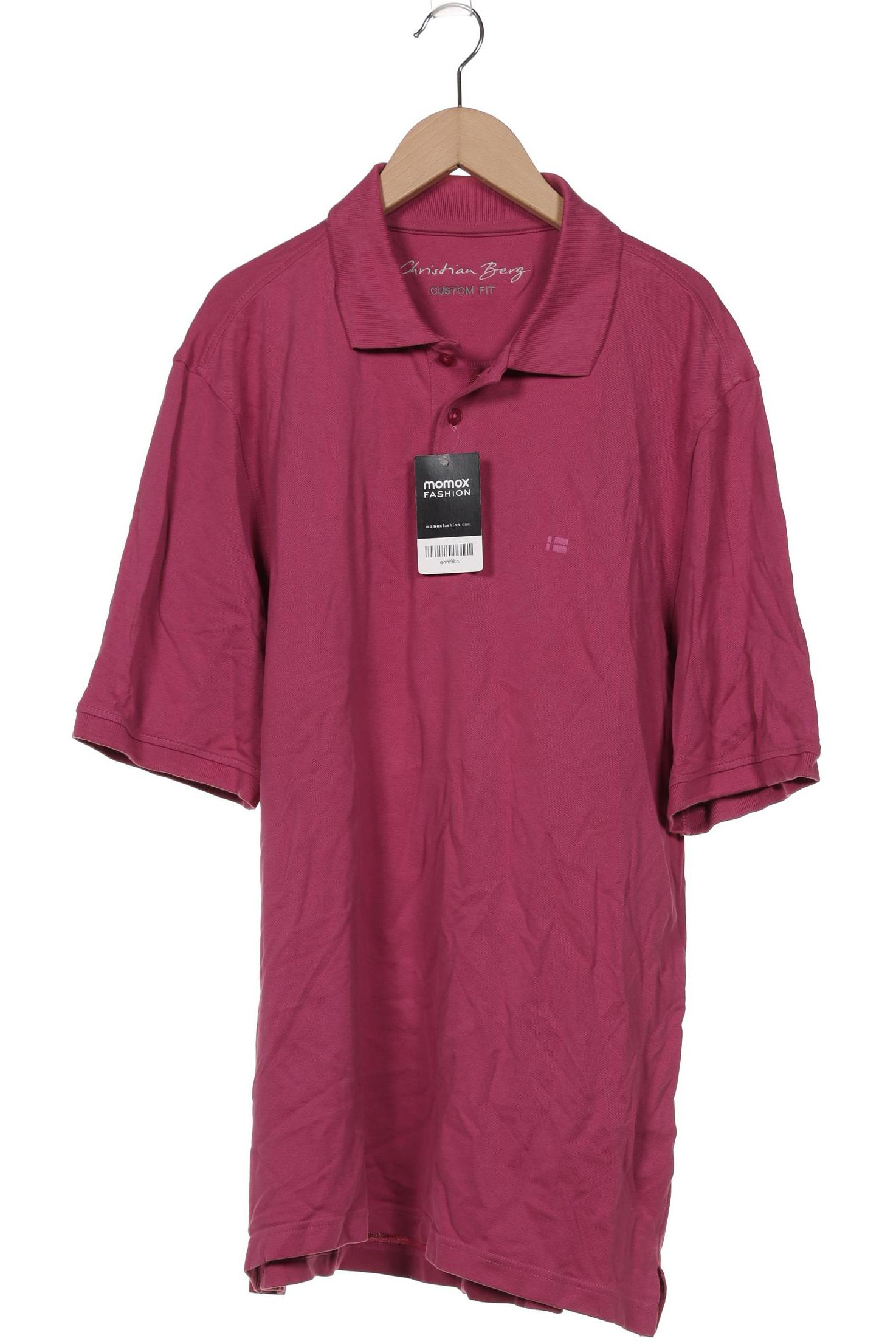 Christian Berg Herren Poloshirt, pink von christian berg