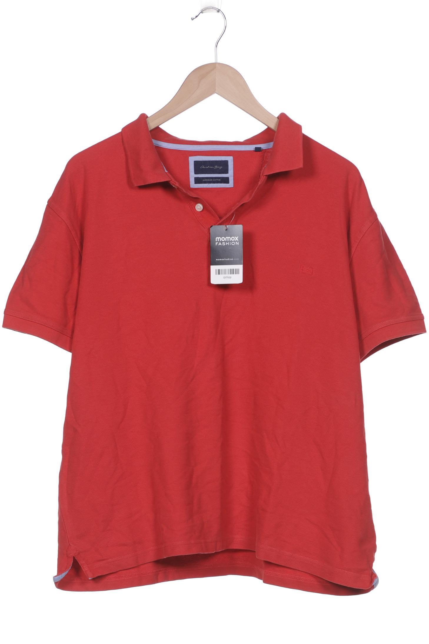 Christian Berg Herren Poloshirt, rot von christian berg