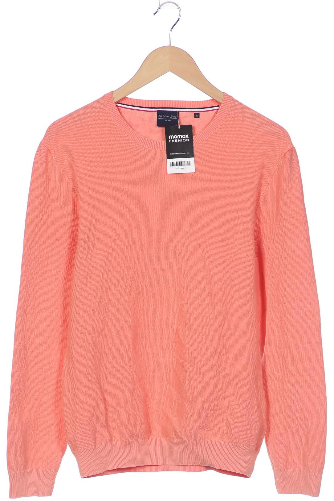 Christian Berg Herren Pullover, orange von christian berg