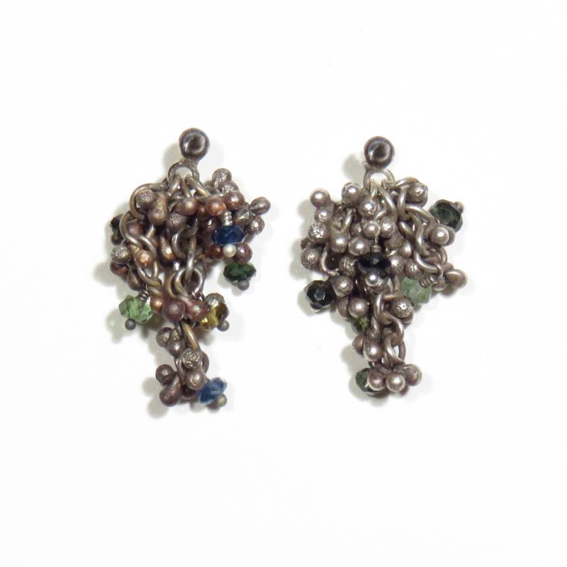 Ohrringe Mit Einer Grünen Turmalin Gruppe von christinebossler