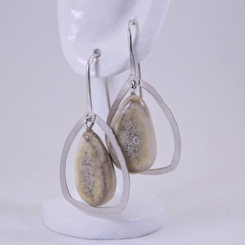 Einzigartige Statement-Ohrringe Im Schwarzwald-Design, Naturmotiv Ohrbügel Original Schwarzwald Hirschhorn, Einmalige Handarbeit von christophdausdesign