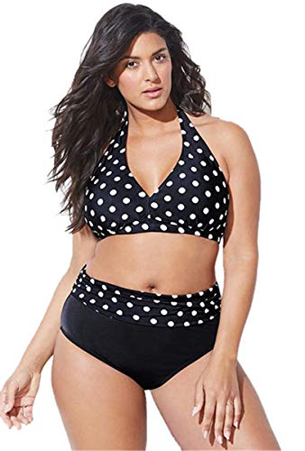 chuangminghangqi Damen Große Größen Bikini Set Push up Strand Bauchkontrolle Übergröße Badeanzug Zweiteilige Strandkleidung Beach Beachwear von chuangminghangqi