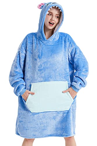chuangminghangqi Übergroßes Hoodie Decken-Sweatshirt Warm Plüsch Taschen-Decke Kapuzenpullover für Damen Herren und Jugendliche,Geschenkidee von chuangminghangqi