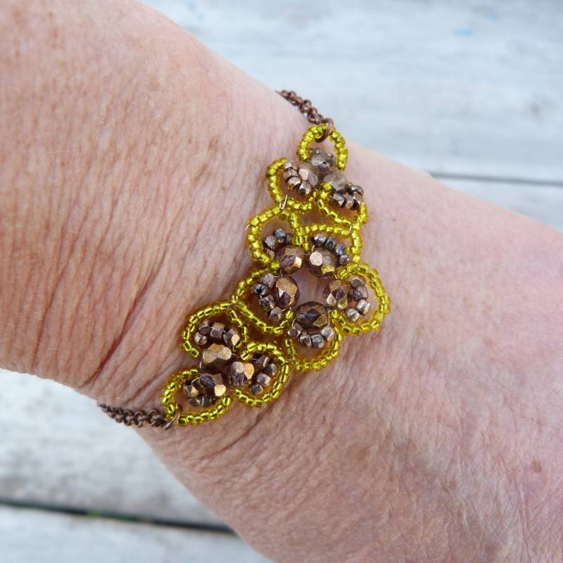 Sevilla Gelb & Gold Armband Sevilla Gelb & Gold Armband von cielmesbijoux