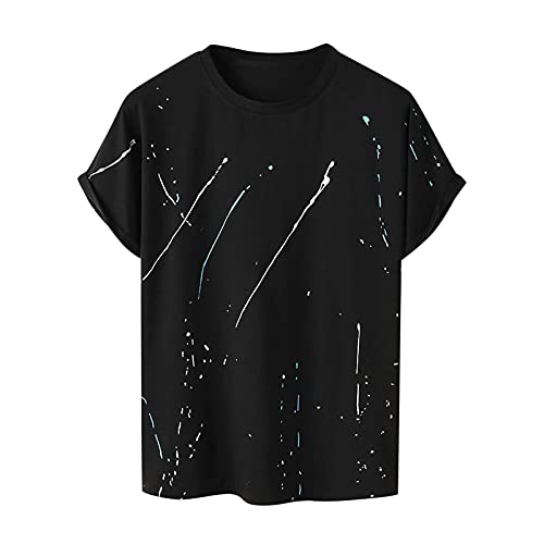 Herren T-Shirt Junge Männer Tops, 3D Druck Sport Kurzarm Casual Top Rundhals Shirts Männer lustige Geschenke für männer von cinnamou Herren