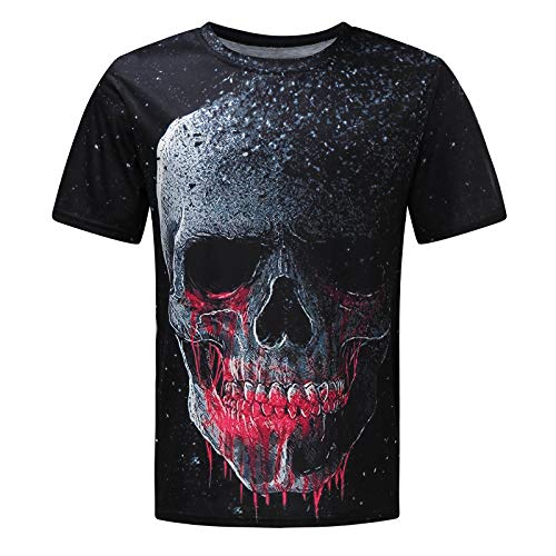 Herren T-Shirt Junge Männer Tops, 3D Druck Sport Kurzarm Casual Top Rundhals Shirts Männer lustige Geschenke für männer von cinnamou Herren