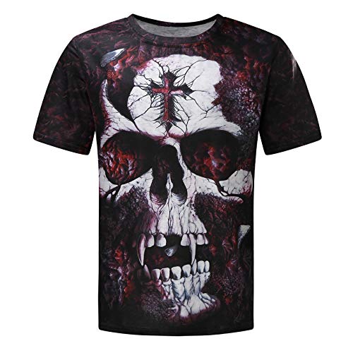 Herren T-Shirt Junge Männer Tops, 3D Druck Sport Kurzarm Casual Top Rundhals Shirts Männer lustige Geschenke für männer von cinnamou Herren