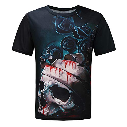 Herren T-Shirt Junge Männer Tops, 3D Druck Sport Kurzarm Casual Top Rundhals Shirts Männer lustige Geschenke für männer von cinnamou Herren