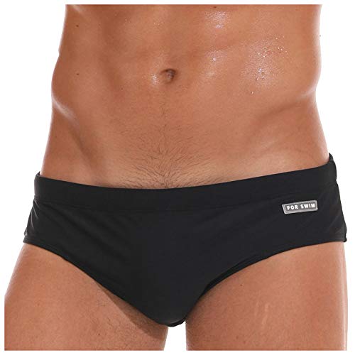 cinnamou Badehose Herren Badeslips,Sexy Slips Swimming Swim Briefs Kurze Schwimmhose Kurz Eng Jungen Männer Badeshorts Stretch Bademode Slips Schnelltrocknend Schwimmshorts Badepants Sommer Shorts von cinnamou