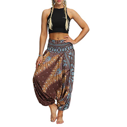 cinnamou Damen Haremshose Jumpsuit Haremshose, Pluderhose, Pumphose, Aladinhose Haremshosen Damen und Herren Muster Hippie Kleidung von cinnamou