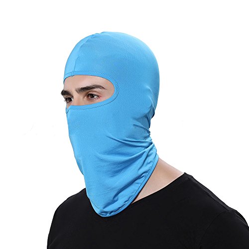 cinnamou Winter Gestrickte Balaclava mit 3 Löchern Winter Warme Strick-Sturmhaube für Outdoor Sport Ski Snowboard Fahrrad Motorradzubehör Nackenwärmer Einheitsgröße (F) von cinnamou