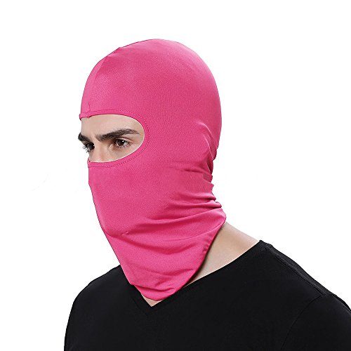 cinnamou Winter Gestrickte Balaclava mit 3 Löchern Winter Warme Strick-Sturmhaube für Outdoor Sport Ski Snowboard Fahrrad Motorradzubehör Nackenwärmer Einheitsgröße (J) von cinnamou