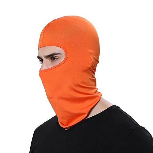 cinnamou Winter Gestrickte Balaclava mit 3 Löchern Winter Warme Strick-Sturmhaube für Outdoor Sport Ski Snowboard Fahrrad Motorradzubehör Nackenwärmer Einheitsgröße (M) von cinnamou