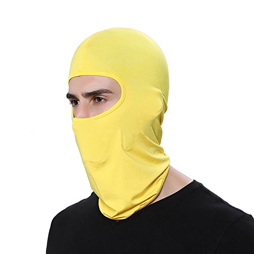 cinnamou Winter Gestrickte Balaclava mit 3 Löchern Winter Warme Strick-Sturmhaube für Outdoor Sport Ski Snowboard Fahrrad Motorradzubehör Nackenwärmer Einheitsgröße (N) von cinnamou