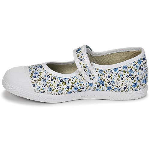 citrouille et compagnie Apsut Ballerinas Madchen Blau/Weiss - 35 - Ballerinas Shoes von citrouille et compagnie