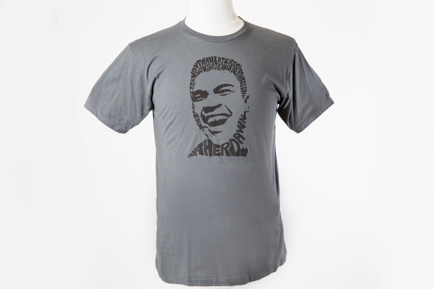 Muhammed Ali T-Shirt | Handgedrucktes Siebdruck-Grafik-T-Shirt-Zitat von civildisobedience