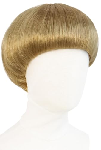 Kurze blonde Bob-Perücke mit Pony Pilzperücken für Männer und Frauen Schüsselschnitt-Perücken Männer Blonder Bob für Cosplay Lustige Perücke für Party-Outfit für Halloween-Kostüm + clarahead Haarkappe Kurze blonde Bob-Perücke mit Pony Pilzperücken für Männer und Frauen Schüsselschnitt-Perücken Männer Blonder Bob für Cosplay Lustige Perücke für Party-Outfit für Halloween-Kostüm + clarahead Haarkappe von clarahead