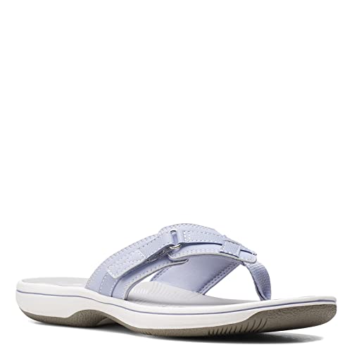 Clarks Damen Breeze Sea Flipflop, Blaugrau, 44 EU von Clarks