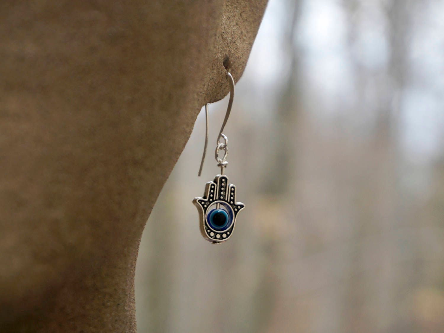 Hand Der Fatima Mit Evil Eye Ohrringe Hand Der Fatima Mit Evil Eye Ohrringe von claythingsofdewire