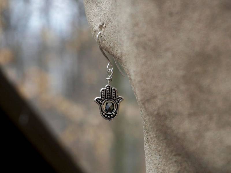 Hand Der Fatima-Ohrringe Hand Der Fatima-Ohrringe von claythingsofdewire