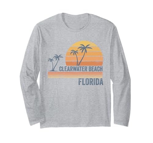 Clearwater Beach Florida FL Souvenirs Herren Damen Mädchen Langarmshirt Clearwater Beach Florida FL Souvenirs Herren Damen Mädchen Langarmshirt von clearwater beach florida FL souvenirs