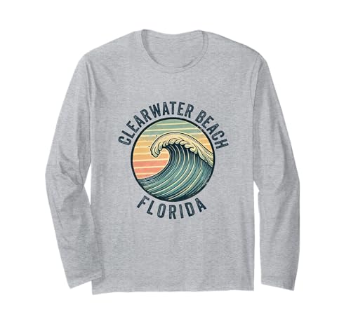 Clearwater Beach Florida FL Souvenirs Herren Damen Mädchen Langarmshirt von clearwater beach florida FL souvenirs