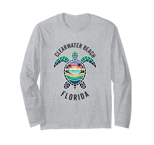 Clearwater Beach Florida FL Souvenirs Herren Damen Mädchen Langarmshirt von clearwater beach florida FL souvenirs