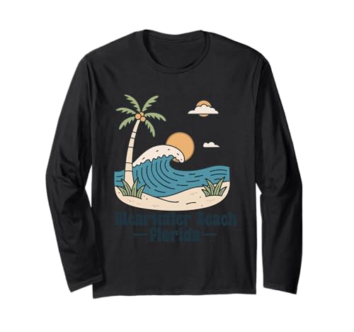 Clearwater Beach Florida FL Souvenirs Herren Damen Mädchen Langarmshirt von clearwater beach florida FL souvenirs