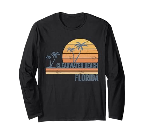 Clearwater Beach Florida FL Souvenirs Herren Damen Mädchen Langarmshirt von clearwater beach florida FL souvenirs