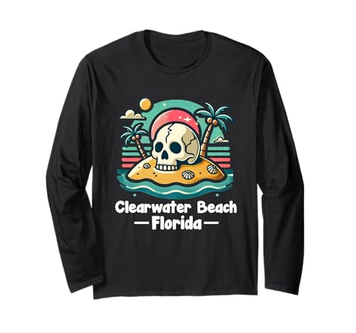 Clearwater Beach Florida FL Souvenirs Herren Damen Mädchen Langarmshirt Clearwater Beach Florida FL Souvenirs Herren Damen Mädchen Langarmshirt von clearwater beach florida FL souvenirs