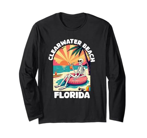 Clearwater Beach Florida FL Souvenirs Herren Damen Mädchen Langarmshirt Clearwater Beach Florida FL Souvenirs Herren Damen Mädchen Langarmshirt von clearwater beach florida FL souvenirs
