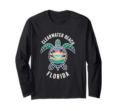 Clearwater Beach Florida FL Souvenirs Herren Damen Mädchen Langarmshirt Clearwater Beach Florida FL Souvenirs Herren Damen Mädchen Langarmshirt von clearwater beach florida FL souvenirs