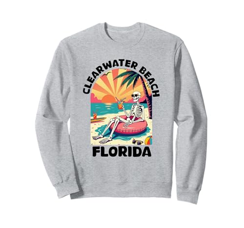 Clearwater Beach Florida FL Souvenirs Herren Damen Mädchen Sweatshirt Clearwater Beach Florida FL Souvenirs Herren Damen Mädchen Sweatshirt von clearwater beach florida FL souvenirs