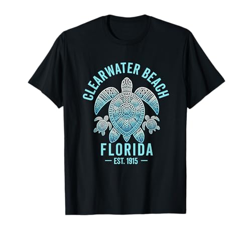 Clearwater Beach Florida FL Souvenirs Herren Damen Mädchen T-Shirt Clearwater Beach Florida FL Souvenirs Herren Damen Mädchen T-Shirt von clearwater beach florida FL souvenirs