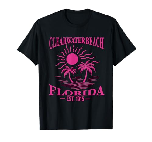 Clearwater Beach Florida FL Souvenirs Herren Damen Mädchen T-Shirt Clearwater Beach Florida FL Souvenirs Herren Damen Mädchen T-Shirt von clearwater beach florida FL souvenirs