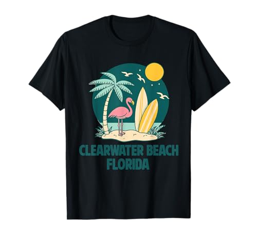 Clearwater Beach Florida FL Souvenirs Herren Damen Mädchen T-Shirt Clearwater Beach Florida FL Souvenirs Herren Damen Mädchen T-Shirt von clearwater beach florida FL souvenirs