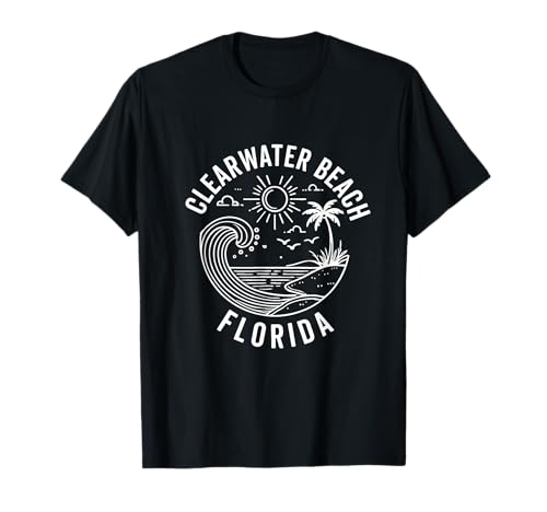 Clearwater Beach Florida FL Souvenirs Herren Damen Mädchen T-Shirt Clearwater Beach Florida FL Souvenirs Herren Damen Mädchen T-Shirt von clearwater beach florida FL souvenirs