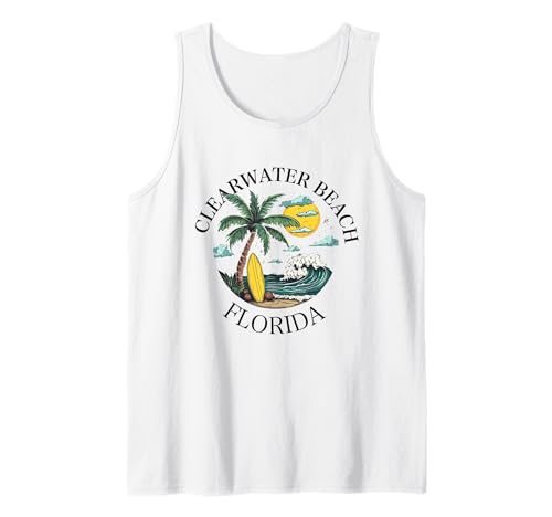 Clearwater Beach Florida FL Souvenirs Herren Damen Mädchen Tank Top Clearwater Beach Florida FL Souvenirs Herren Damen Mädchen Tank Top von clearwater beach florida FL souvenirs