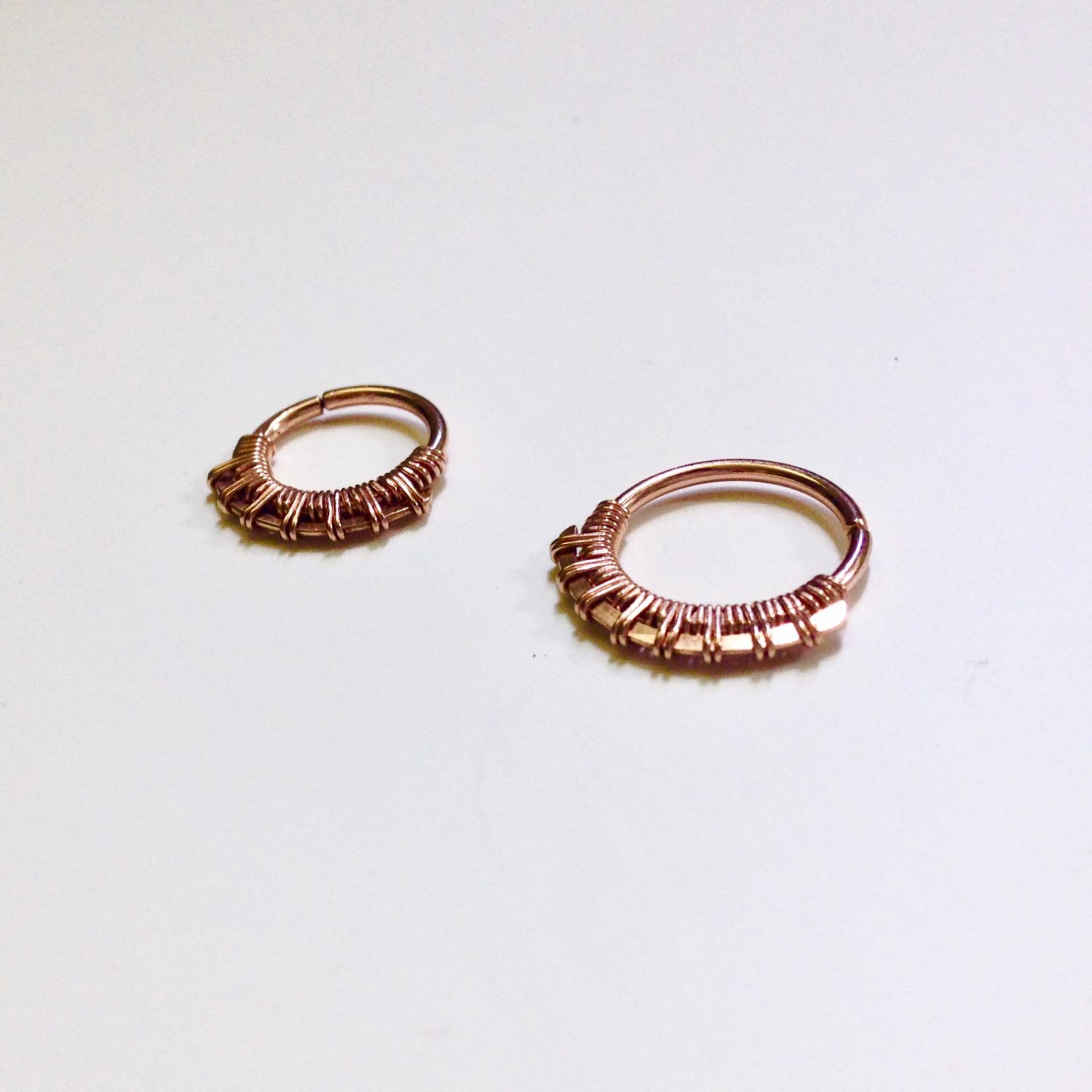Septum Ring-Rose Gold Gefüllt Sundara Septum Ring-Rose Gold Gefüllt Sundara von clementineandco