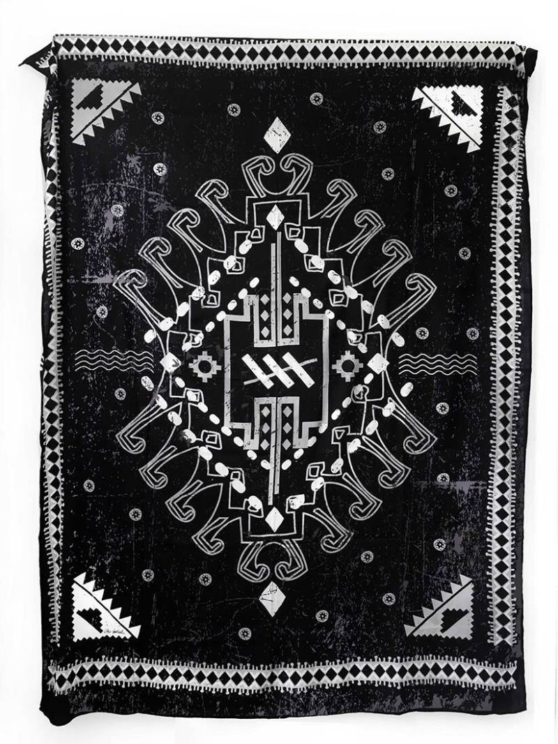 "Großer Strand Pareo Sarong Vertuschung "Queend Of Tribe" von cleogatzeli