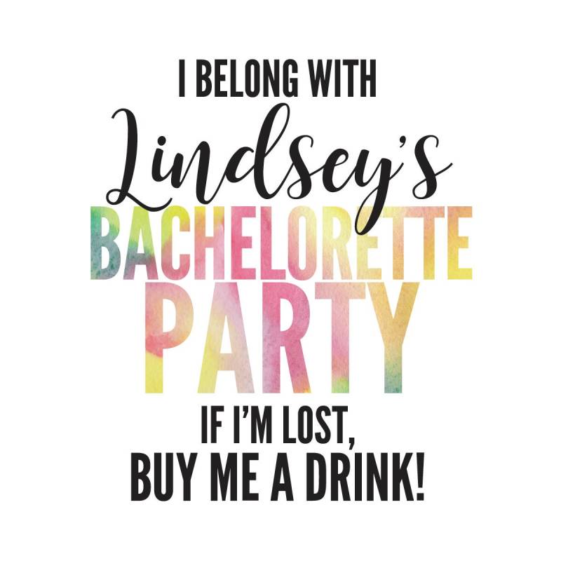 10 Junggesellinnenabschid Tattoos - Temporäre Junggesellinnenabschiene Junggesellinnenabschiung Aquarell Tattoo von clevertattoos