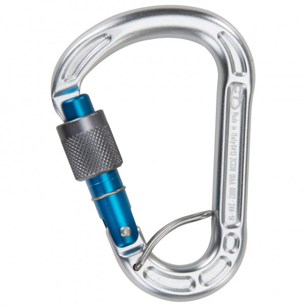 Climbing Technology - Concept SGL - HMS-Karabiner grau von climbing technology
