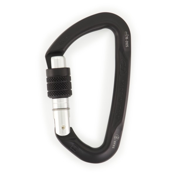 Climbing Technology - Lime SG - Schraubkarabiner schwarz/grau von climbing technology