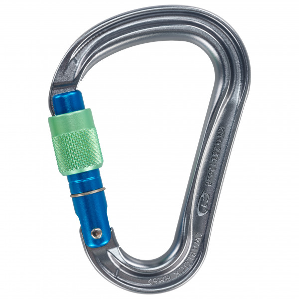 Climbing Technology - Warlock HMS - HMS-Karabiner grau von climbing technology